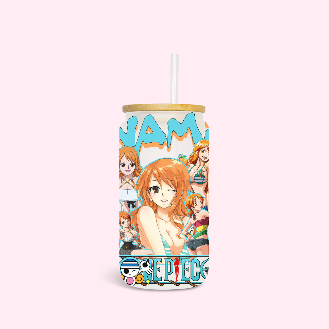 16 oz glass cup anime